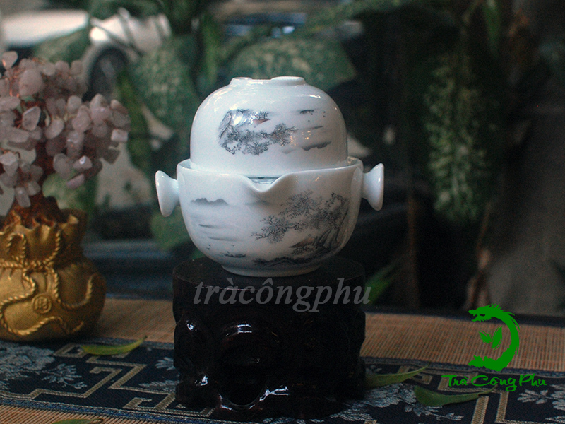 Ấm Sứ Độc Ẩm Sơn Thủy - ĐA59